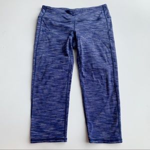 Athleta Energy Chaturanga Capri Blue Size Med